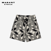 MARANT 女 LINIMA几何抽象图案抽绳短裤 ETOILE2025 SHORT