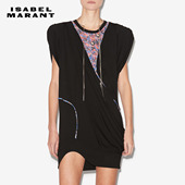ISABEL 拼接图案连衣裙女 无袖 MARANT YAELIS法式