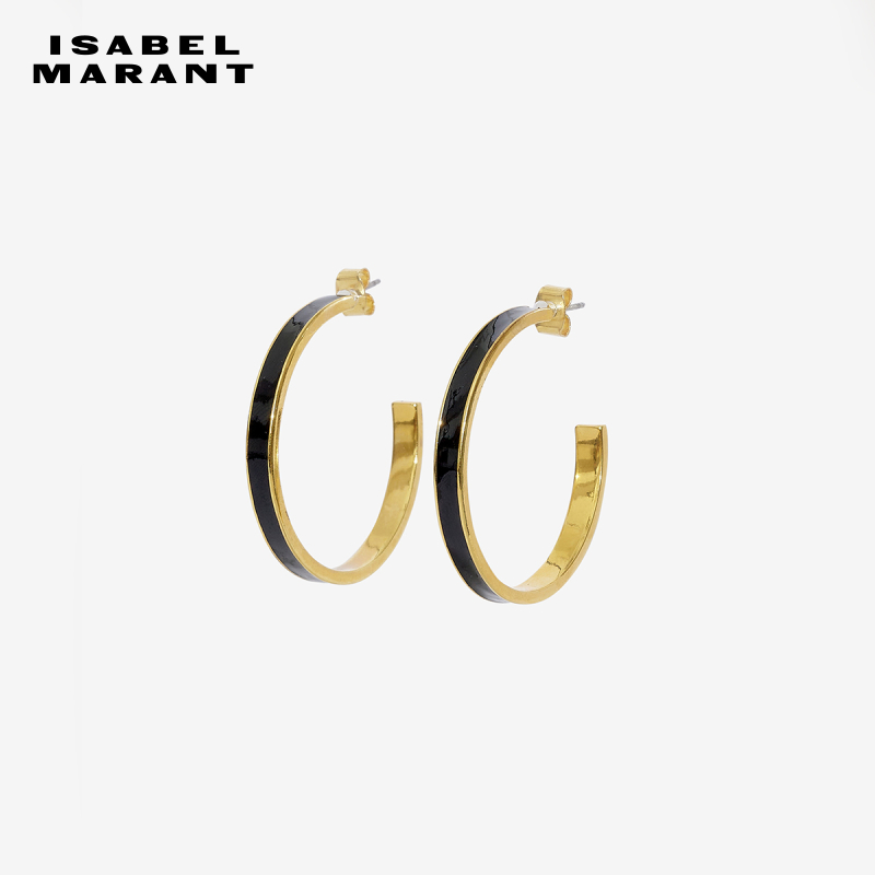 ISABEL MARANT Boucle d'Oreill气质简约圆环形耳环女