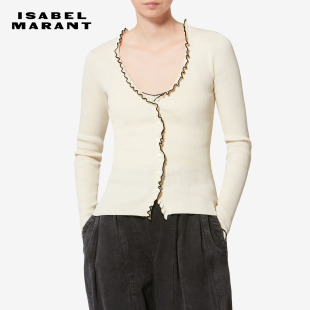 针织开襟衫 ISABEL 女式 IZAE MARANT2026早春新款