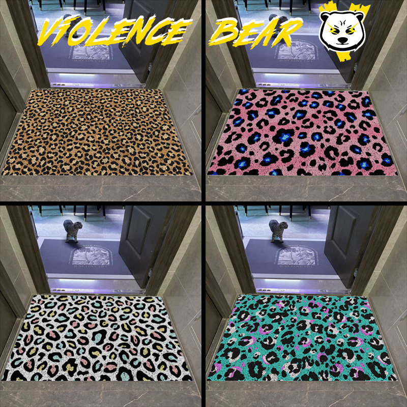 2026门口地垫进门蹭土 豹纹 入户地垫室内蹭土地垫全铺隔水可裁剪