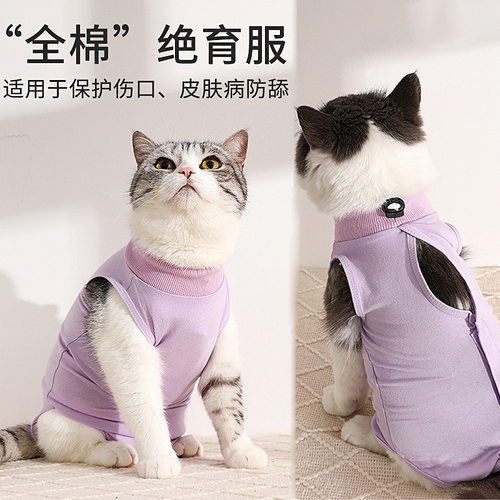 猫咪绝育服防舔衣防掉毛
