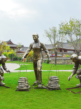 农耕景观园林民俗文化人物雕塑