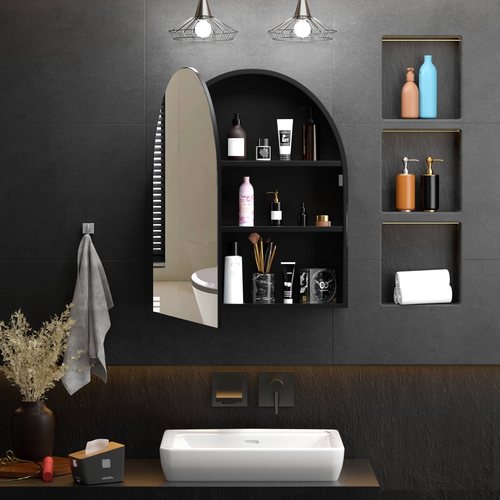 法式拱门镜柜曲丽2025年新品首发