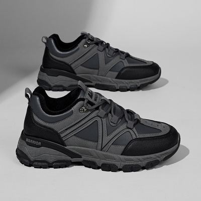 回力男鞋户外休闲鞋男鞋秋冬款加绒保暖厚底耐磨运动男士休闲鞋