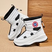 回力雪地靴女靴冬季 高帮滑雪靴子 情侣款 款 加绒加厚保暖东北棉鞋