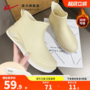 厨房防水胶鞋 回力雨鞋 短筒加绒雨靴低帮成人中筒套鞋 款 水靴 女时尚