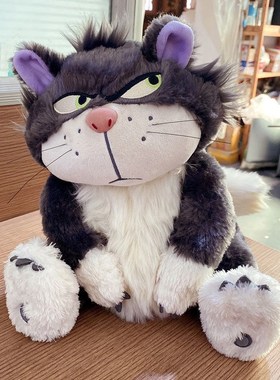 可爱Lucifer路西法猫公仔坏坏猫咪毛绒玩具玩偶安抚抱枕女孩礼物