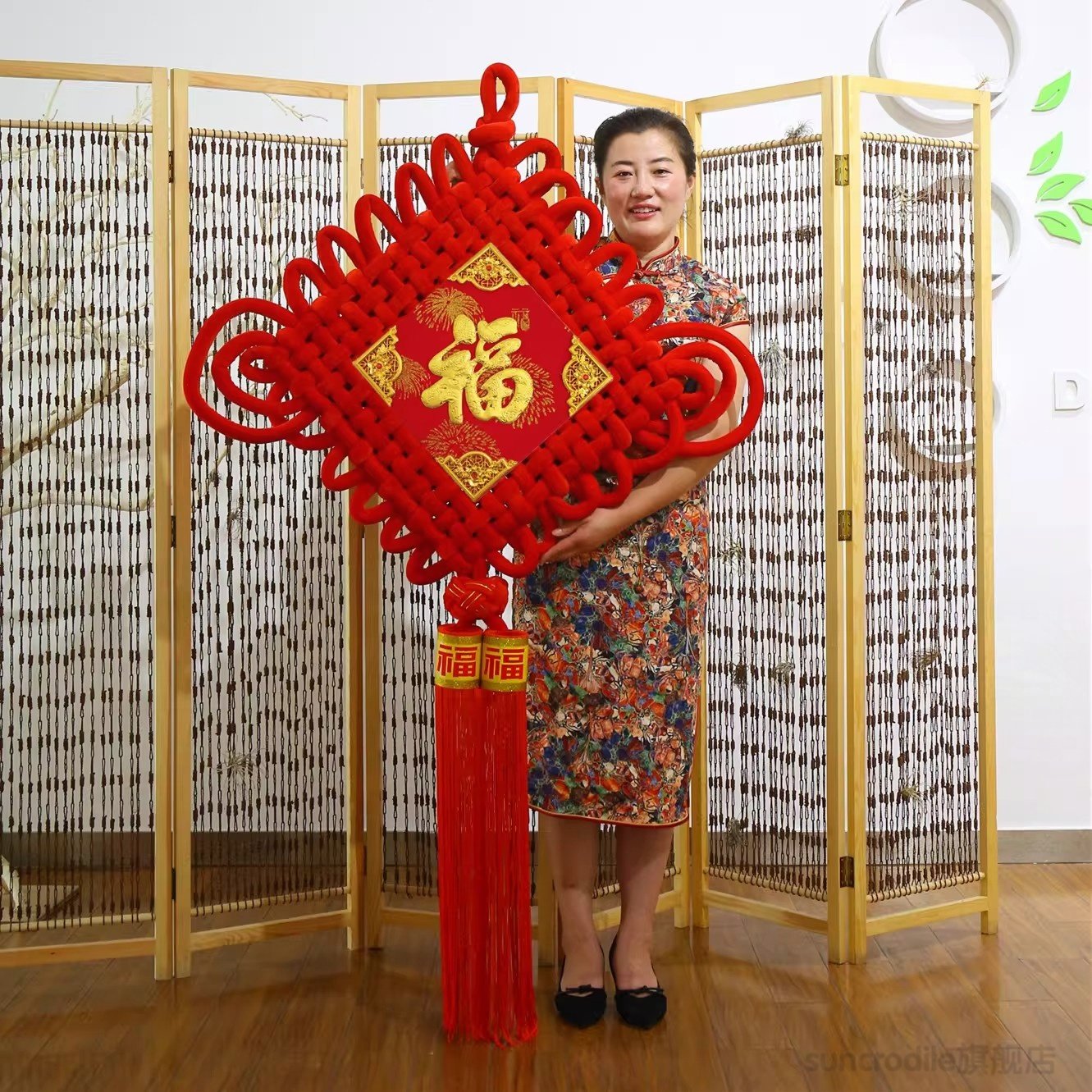 中国结挂饰福字客厅大号平安结乔迁背景墙玄关新居过年装饰中国节
