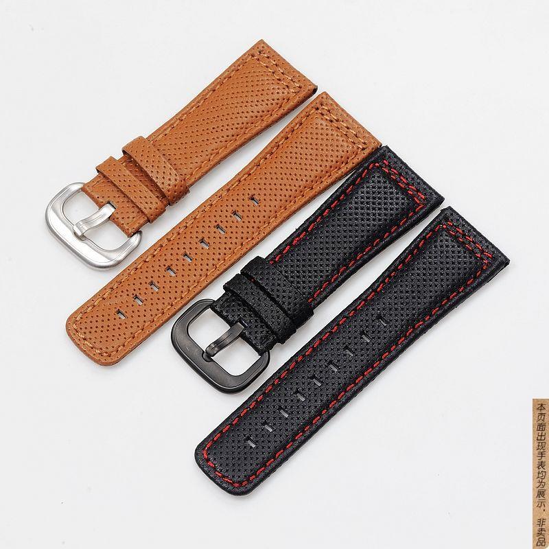 原厂代用牛皮手表带七个星期五Sevenfriday皮带28mm黑棕表配件