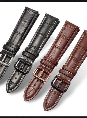 原厂代用卡西欧手表带MTP1375EFR303EQB-501真皮表带男女手表皮带