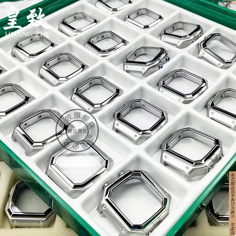 原厂代用卡西欧小方块AE1200/AE1300改装金属不锈钢表壳现货外壳