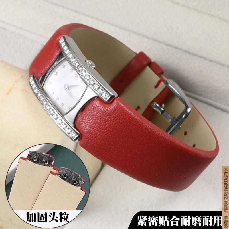 原厂代用定制表带EBEL/玉宝方表1216461石英酒桶定制牛皮鳄鱼皮表