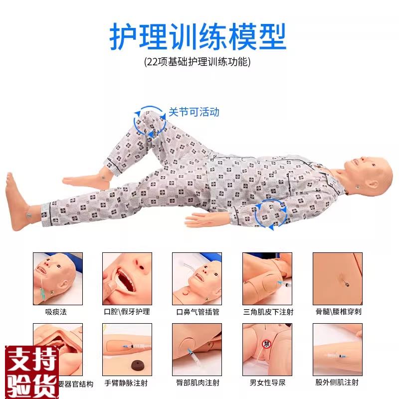 高级组合式基础护理人训练模型多功能护理人基础.护理人模型