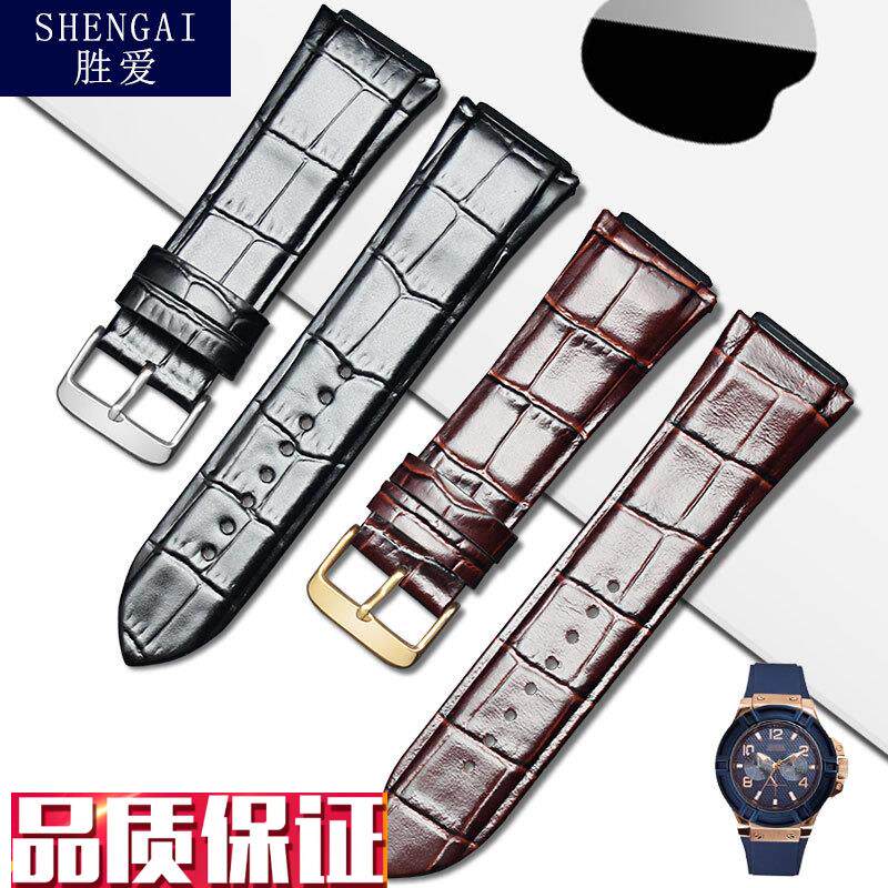 盖尔斯表带W0040G5W0040G3W0247G3针扣男22mmRGUESS真皮手表链男