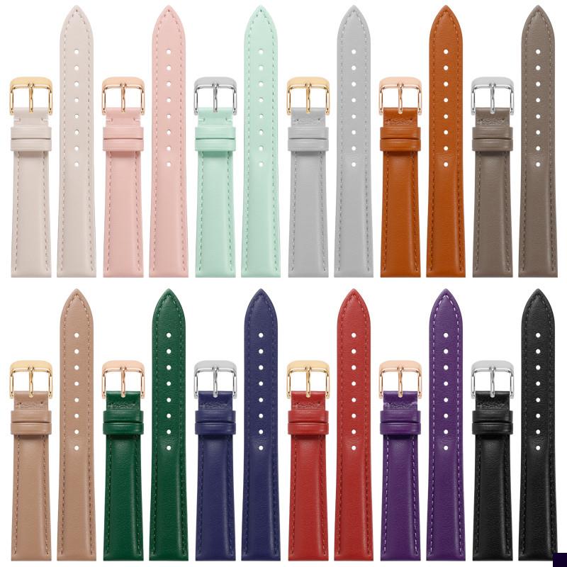 适用于化石手表带女ES5068ES4430BQ3502ES3988真皮表带14mm