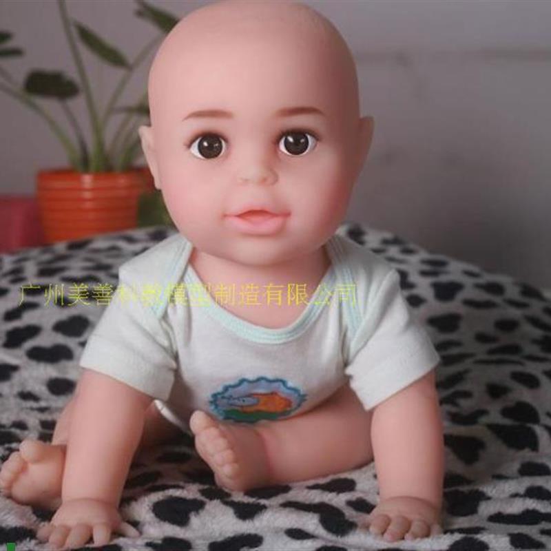 仿真婴儿b模型全硅胶娃娃家政月嫂育婴师培训抚触手脚可弯曲被动