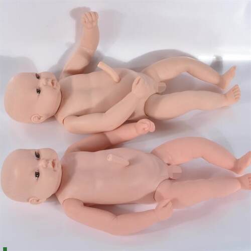 高级初生婴儿附脐带o模型婴儿模型月嫂家政培训模型柔软型婴儿