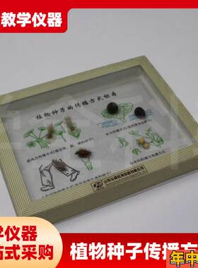 植物种子传播方式标本小学科学生物实验器材教学仪Y器教学标本