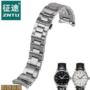 征途适用于美度舵手钢带M005430A表链配件蝴蝶扣手表带刚链22mm