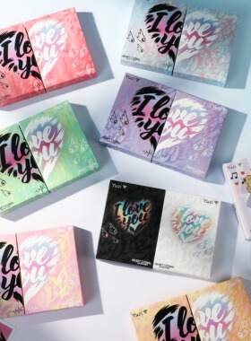 【七夕心动表白mbox】瑜慈花切扑克牌魔术练习牌高颜值情人节