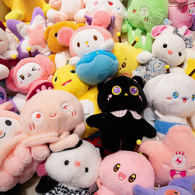 抓机公仔八寸抛洒玩偶结婚婚庆活动娃娃布偶公仔毛绒玩具批发