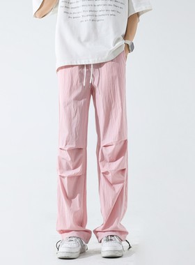 ColorfulCreations美式垂感山本裤宽松高街直筒休闲阔腿工装裤