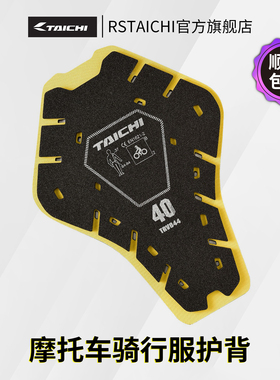 RS TAICHI摩托车骑行服内置护背CE2级护具背板装备防摔男女士冬季