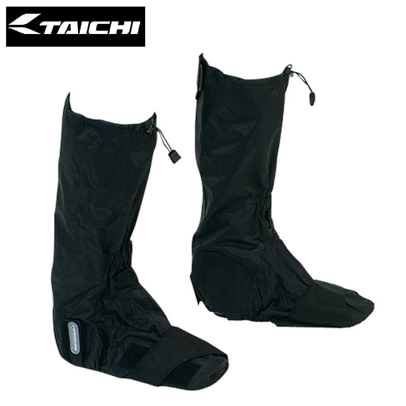 RS TAICHI日本摩托车赛车骑行防水防雨挂挡耐磨筒短鞋套男女四季