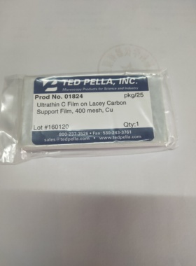 进口Ted  Pella透射电镜TEM普通200至400目超薄碳铜网支持膜