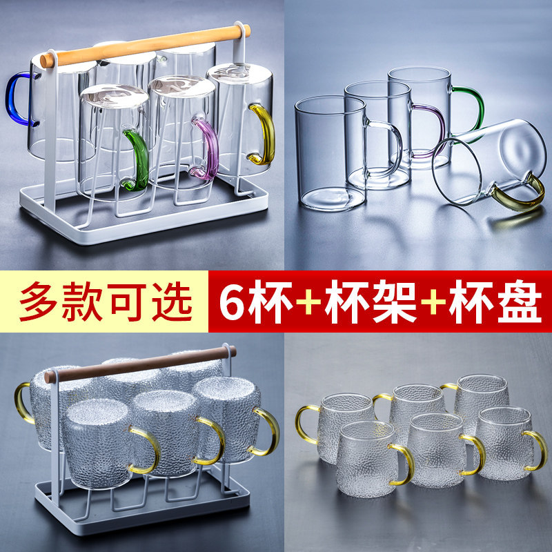 玻璃水壶耐高温大容量烧凉白开水杯冷泡茶家用装水瓶冰小扎壶套装,餐饮具,柠檬杯,淘宝优惠券,粉丝福利购,淘宝优惠卷