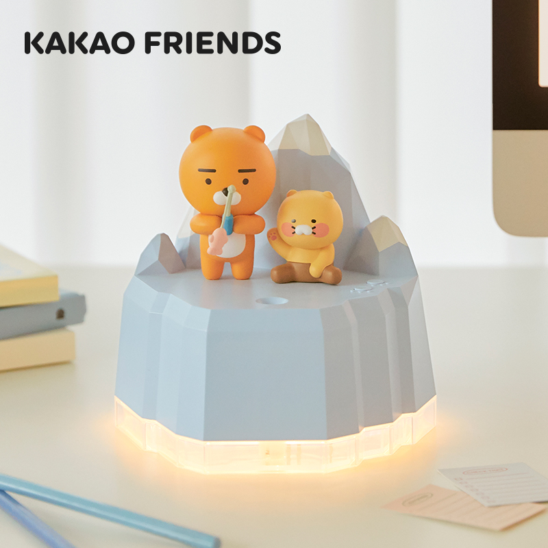 KAKAO FRIENDS 萌趣冰川 夜灯加湿器_Ryan&Choonsik 模玩/动漫/周边/娃圈三坑/桌游 动漫水杯/居家/百货 原图主图