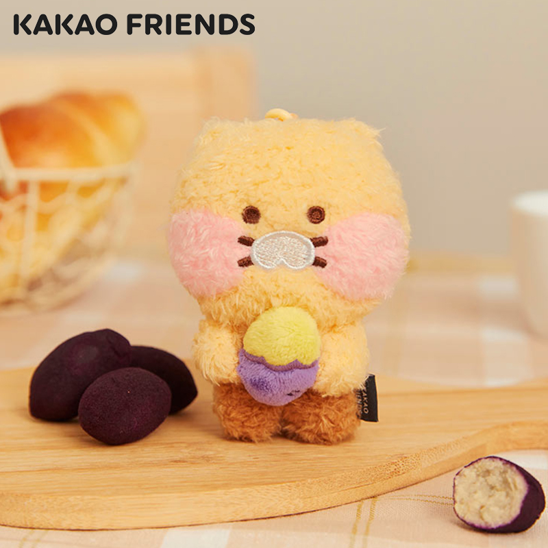 KAKAO FRIENDSmini毛茸茸系列春植毛绒钥匙扣抱花送礼挂件挂饰 玩具/童车/益智/积木/模型 毛绒/玩偶/公仔/布艺类玩具 原图主图