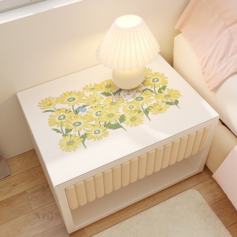 卧室床头柜垫子现代简约免洗防水防尘罩2025新款桌垫洗衣机保AQ81