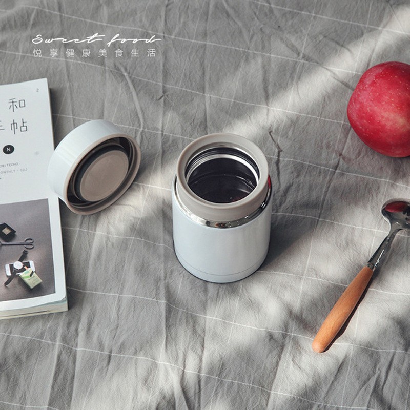 新款真空保温饭盒便当盒内外304不锈钢焖烧罐礼品刻字cd19