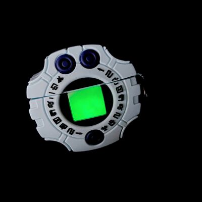 For Airpods Pro 3 Case,3D Luminous Digimon Silicone