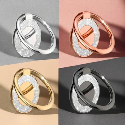 Fashion Ring Bracket 360° Rotation Ring Holder Sticker