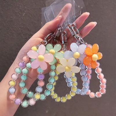 Color Mobile Phone Lanyard Wrist Strap Women's Hand-held