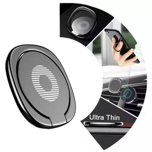 Metal Phone Holder Rotatable Finger Ring Stand Grip