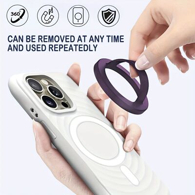 For magsafe ring Magnetic silicone Phone holder Folding