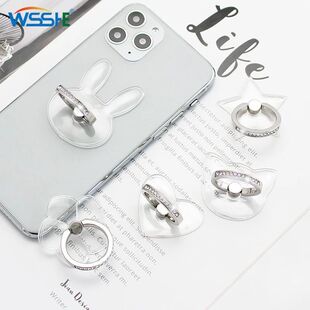 Universal Transparent Finger Ring Mobile Phone Smartphone
