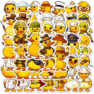50pcs Duck Stickers,Cute Yellow Duck for Water Bottles phone