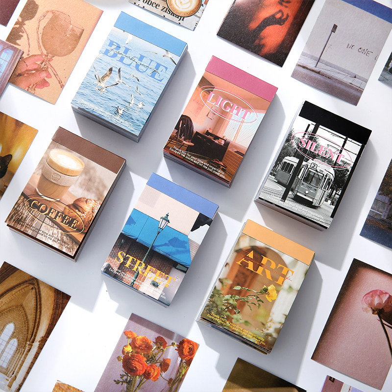 50 sheets Craft Vintage Scrapbooking Paper Kawaii Art Junk