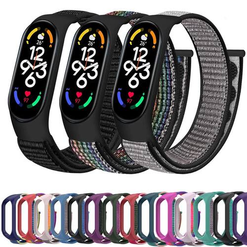 Nylon loop For Xiaomi Mi Band 7-7 nfc smartwatch Wristband