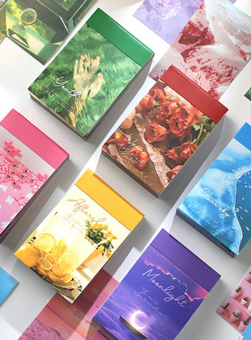 50pcs/lot Memo Pads Sticky Notes Rainbow full of eyes