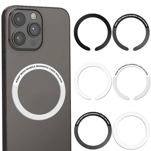 New 1-5pcs Magnetic Metal Plate Ring For Magsafe Wireless