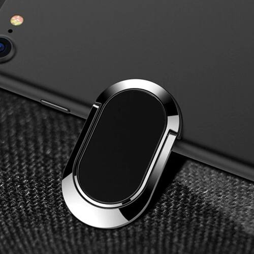 Oval Metal Finger Ring Mobile Phone Holder Portable