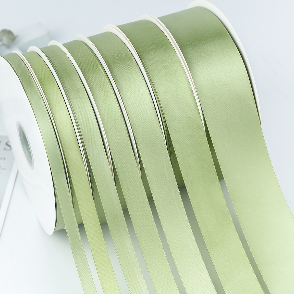 抹茶绿色丝带茉莉花手串材料