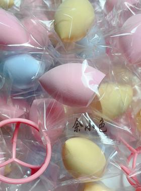 [独立袋装]美妆蛋不吃粉品质粉扑化妆绵斜切彩妆蛋化妆棉干湿两用