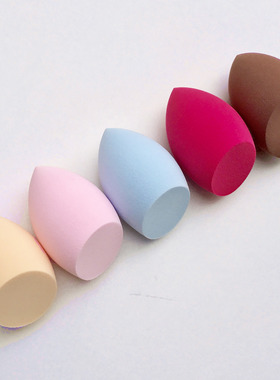 粉扑橄榄斜切美妆蛋韩国化妆小海绵彩妆蛋球干湿两用棉BB霜化妆蛋